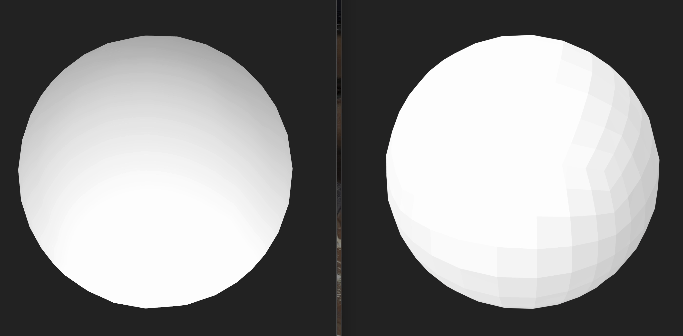 Sphere comparison
